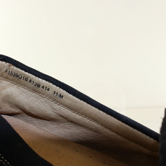 John Varvatos Blue Suede Loafer Slip On Shoe (11 US)